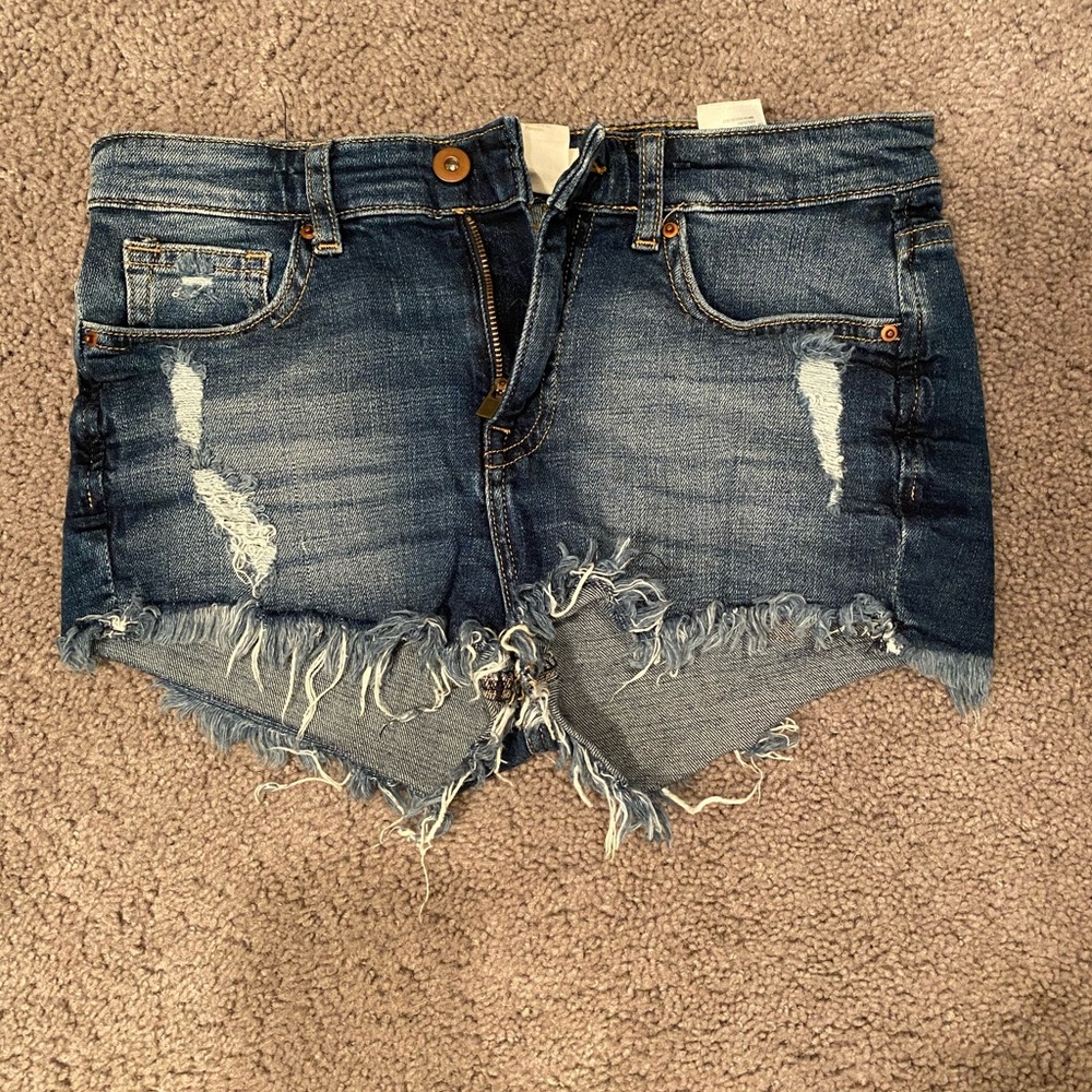 Denim shorts